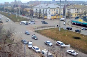 Веб камера Астрахань, перекресток улиц Николая Островского и Боевая