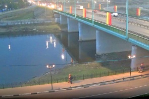 Мост через реку Которосль. Веб-камеры Ярославль