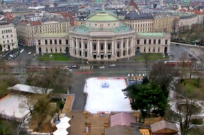 Бургтеатр в Вене. Панорамная веб камера онлайн