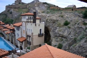 Веб-камера Soldaya Grand Hotel & Resort - вид на Генуэзскую крепость
