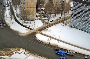 Перекресток Юго-Западного шоссе с улицей Фурманова. Веб-камеры Саранска