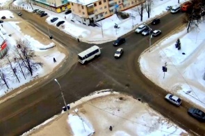 Перекресток улиц Правды - Таллинская. Уфа веб камера онлайн