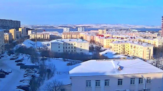 Панорама города. Бесплатные веб камеры Североморска онлайн