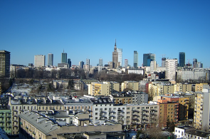 Панорама города. Варшава в режиме реального времени